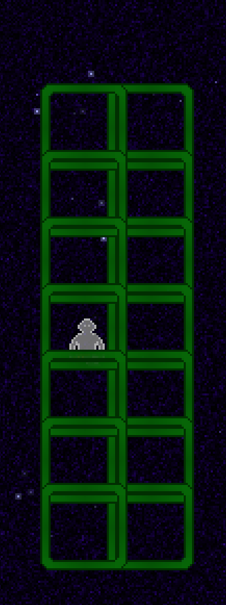 Incorrect: disconnected grids floating in space